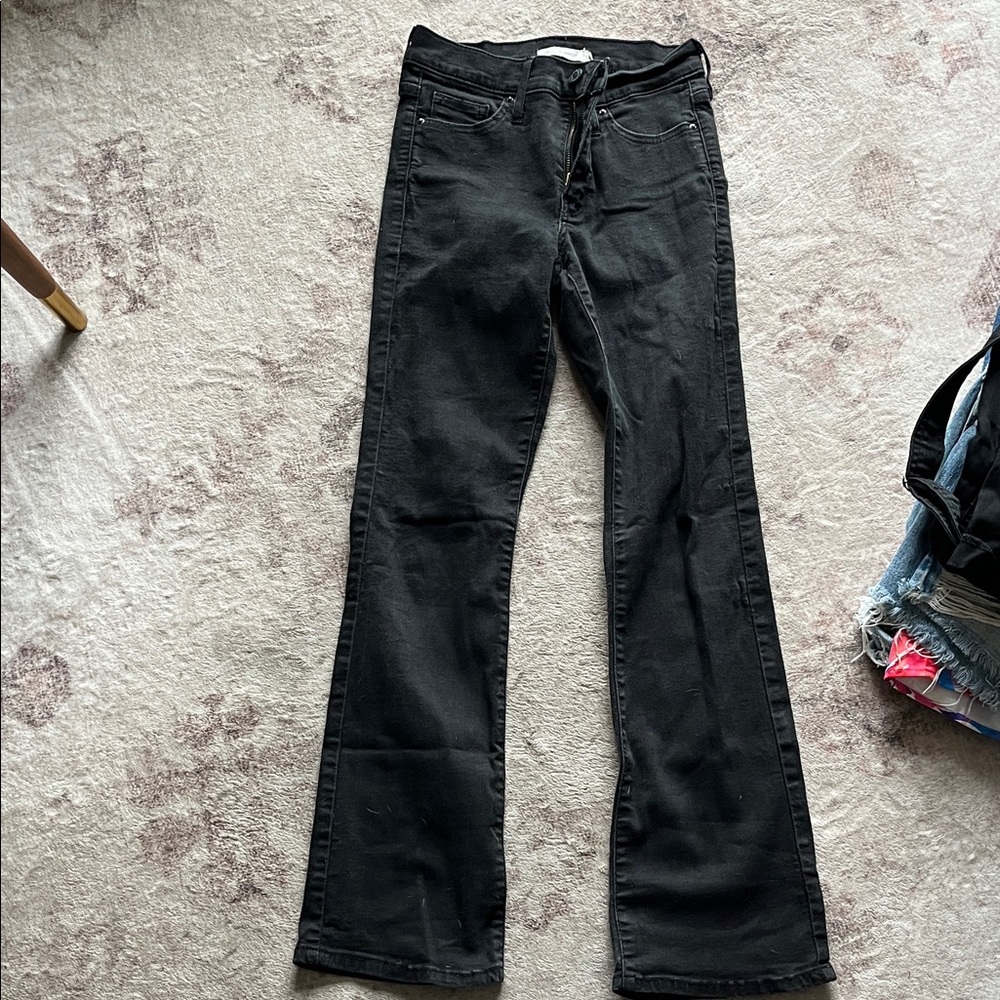 Levi's Black Flare Women's Jeans